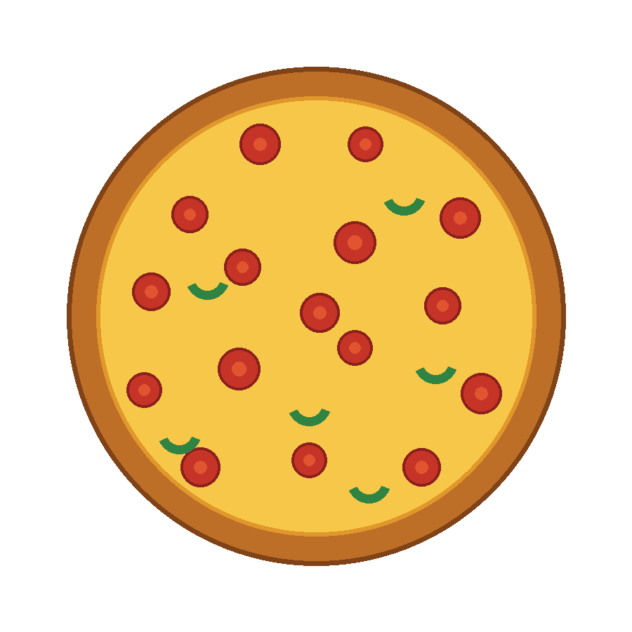 Una pizza completa